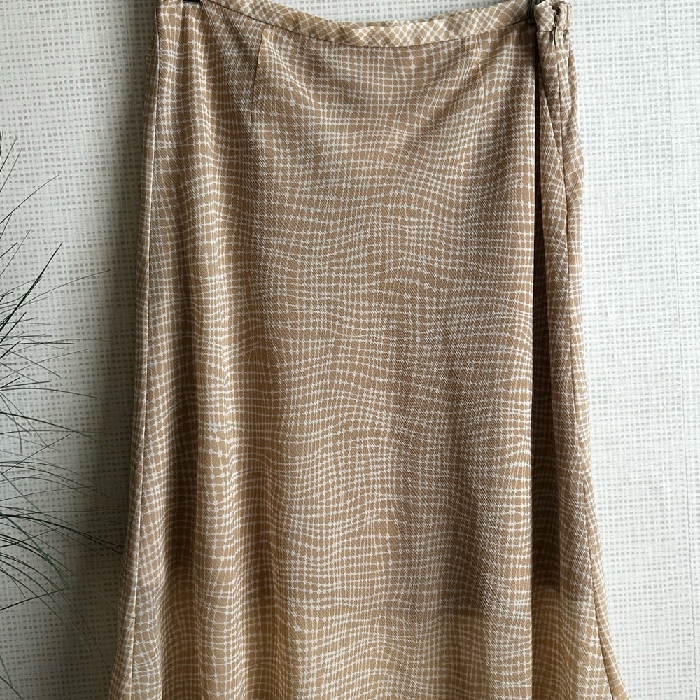 Jaclyn Smith Tan Maxi Skirt